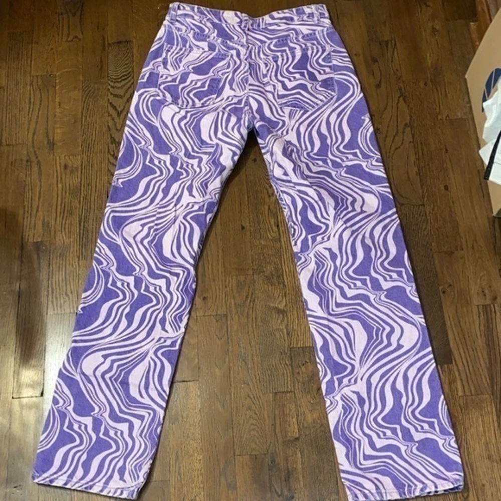 ZARA Purple Y2K Jeans - Picture 2 of 7